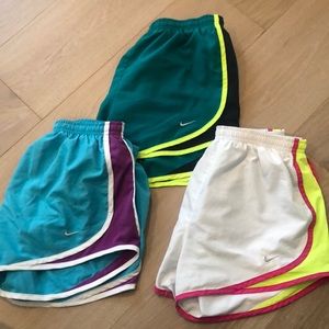Nike Dry fit women’s running shorts Small LOT